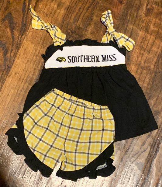 Southern Miss Girl Short Set